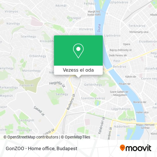 GonZOO - Home office térkép
