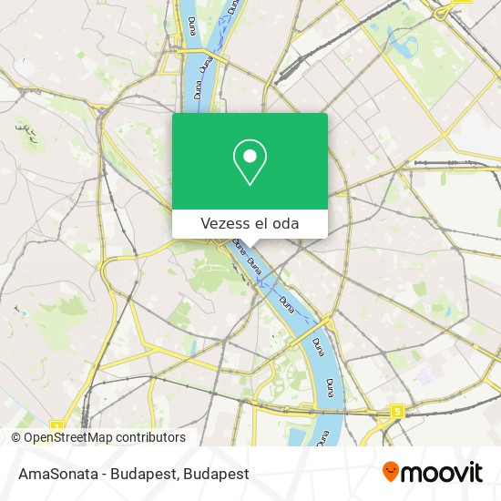 AmaSonata - Budapest térkép