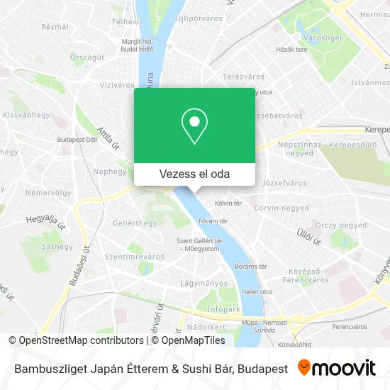 Bambuszliget Japán Étterem & Sushi Bár térkép