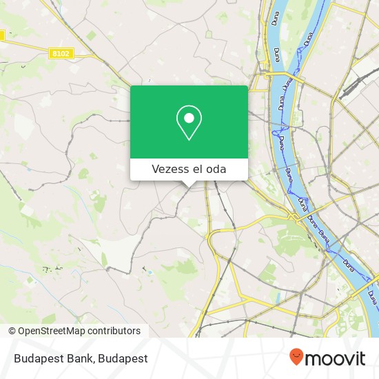 Budapest Bank térkép