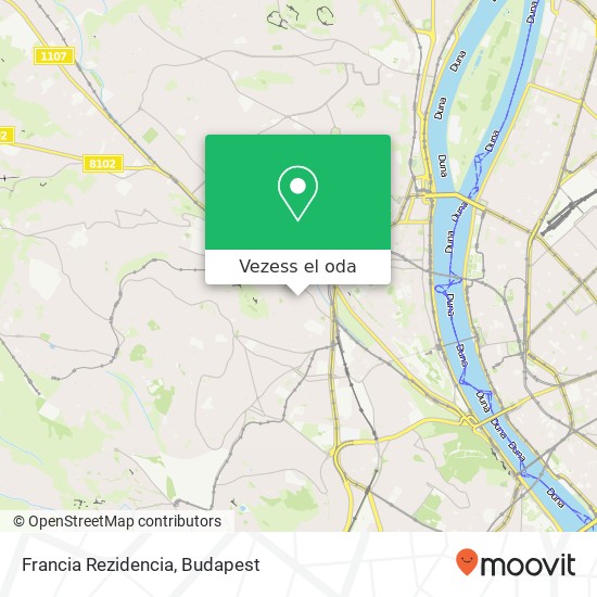 Francia Rezidencia térkép
