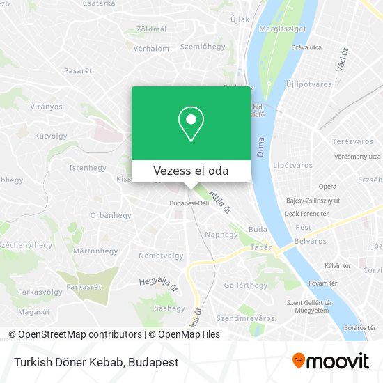 Turkish Döner Kebab térkép