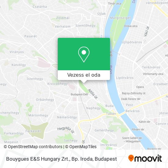 Bouygues E&S Hungary Zrt., Bp. Iroda térkép