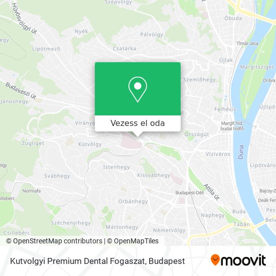 Kutvolgyi Premium Dental Fogaszat térkép