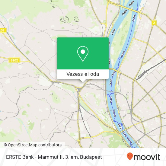 ERSTE Bank - Mammut II. 3. em térkép