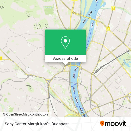 Sony Center Margit körút térkép