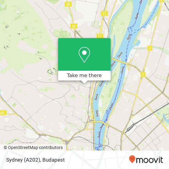 Sydney (A202) térkép