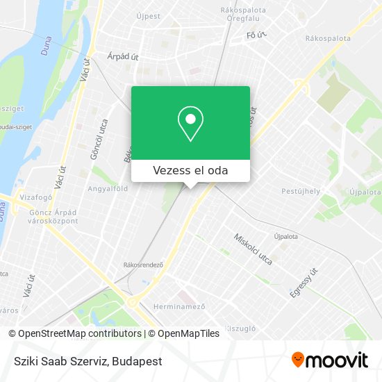 Sziki Saab Szerviz térkép