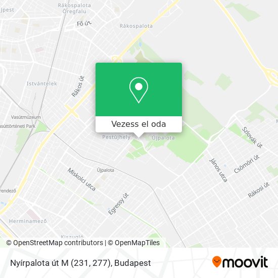 Nyírpalota út M (231, 277) térkép