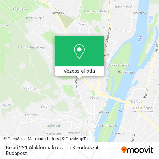 Bécsi 221 Alakformáló szalon & Fodrászat térkép