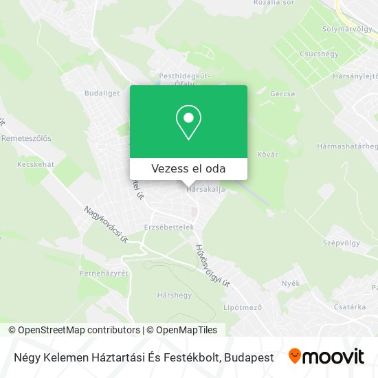 Négy Kelemen Háztartási És Festékbolt térkép