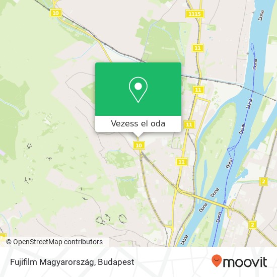 Fujifilm Magyarország térkép