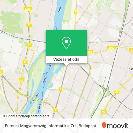 Euronet Magyarország Informatikai Zrt. térkép