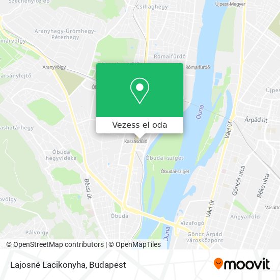Lajosné Lacikonyha térkép