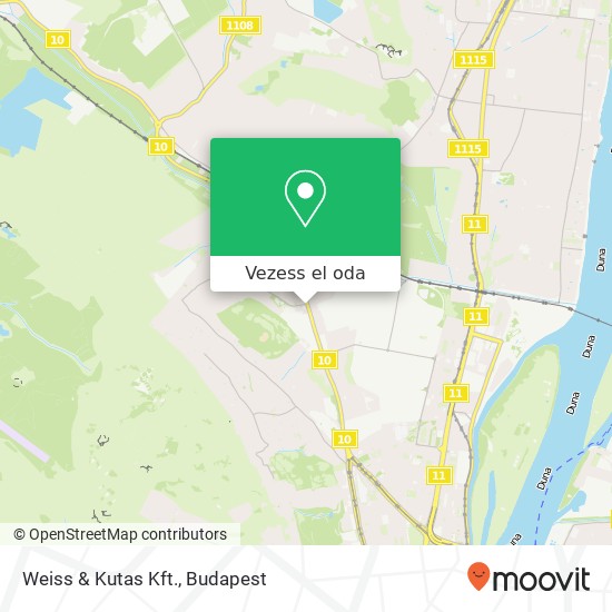 Weiss & Kutas Kft. térkép
