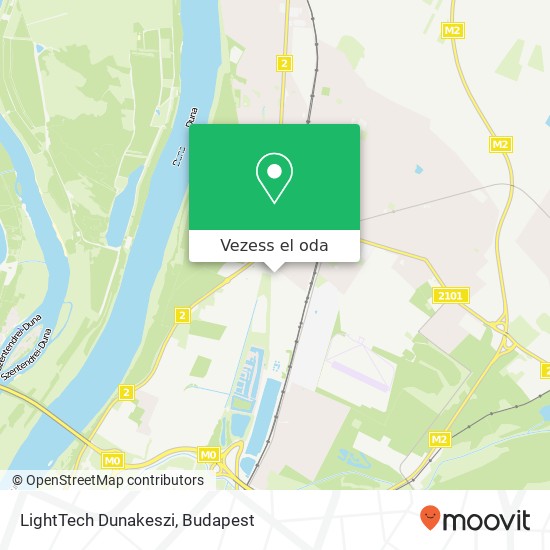 LightTech Dunakeszi térkép