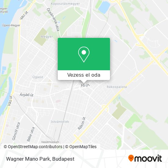 Wagner Mano Park térkép