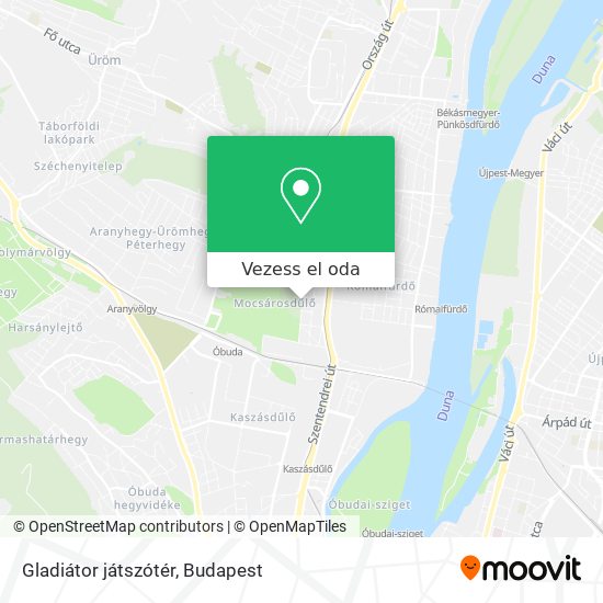 Gladiátor játszótér térkép