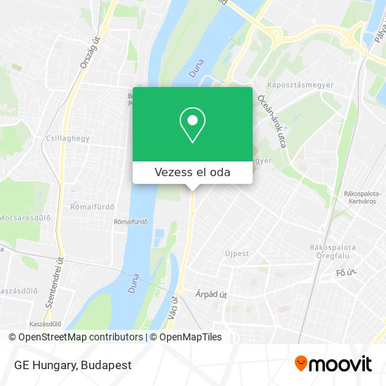 GE Hungary térkép