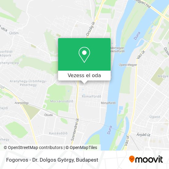 Fogorvos - Dr. Dolgos György térkép