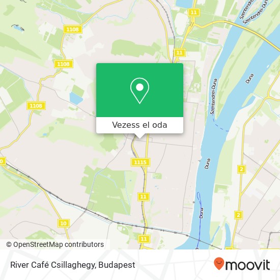 River Café Csillaghegy térkép