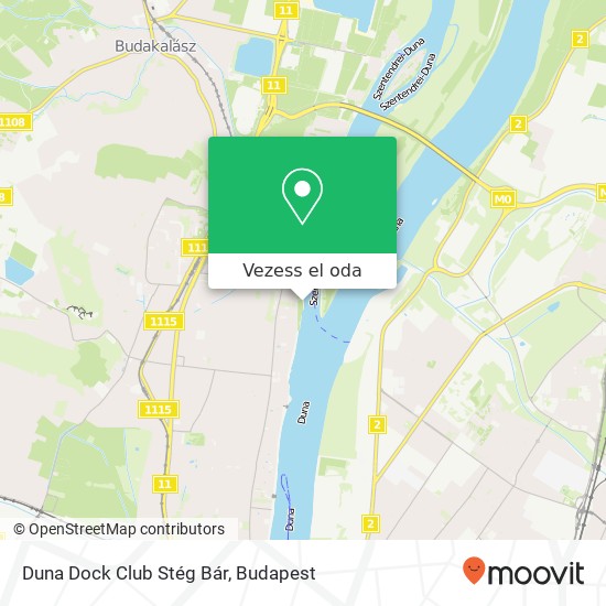 Duna Dock Club Stég Bár térkép