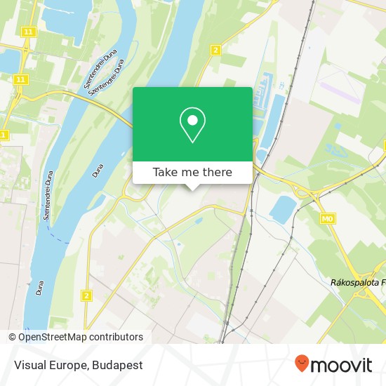 Visual Europe térkép