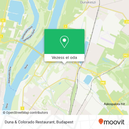 Duna & Colorado Restaurant térkép