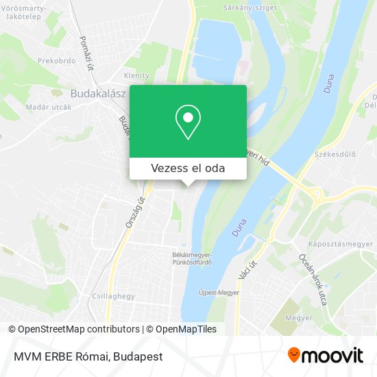 MVM ERBE Római térkép