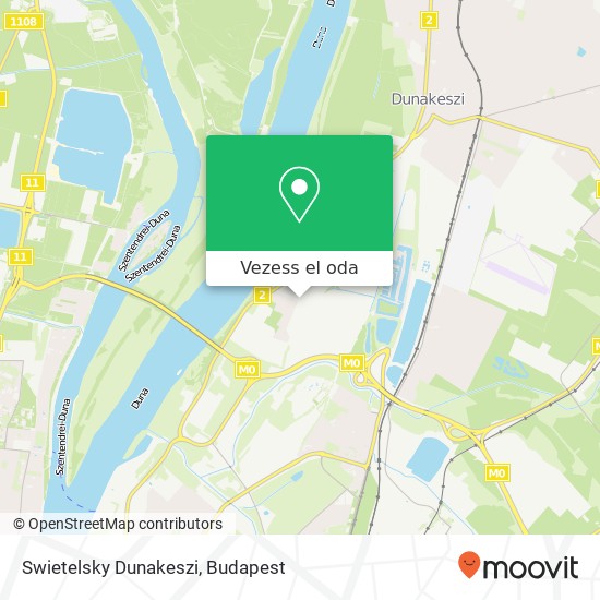 Swietelsky Dunakeszi térkép