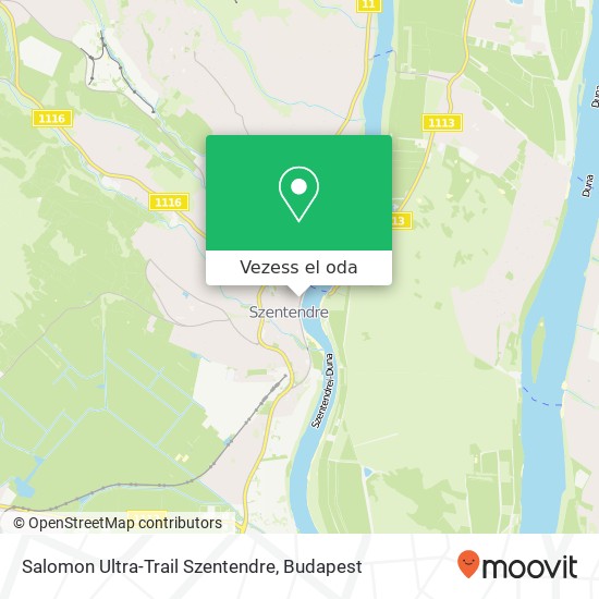 Salomon Ultra-Trail Szentendre térkép