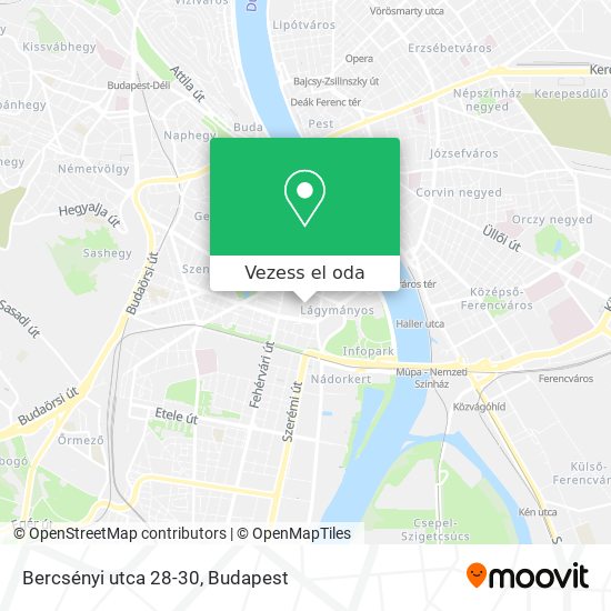 Bercsényi utca 28-30 térkép
