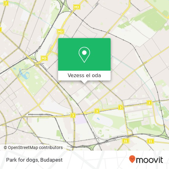 Park for dogs térkép