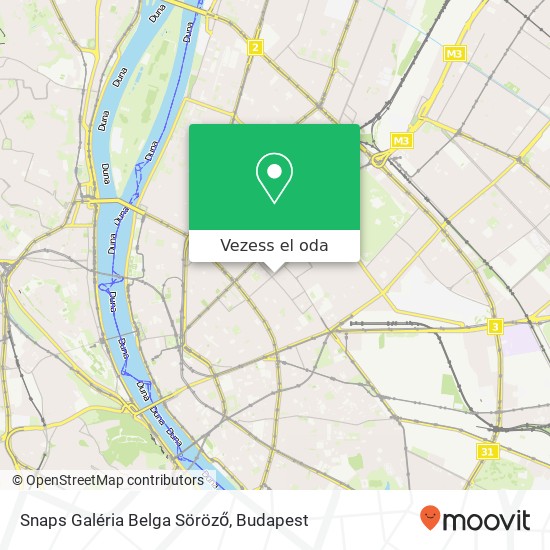 Snaps Galéria Belga Söröző térkép