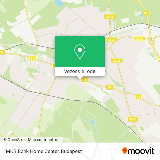 MKB Bank Home Center térkép