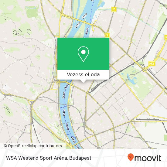 WSA Westend Sport Aréna térkép