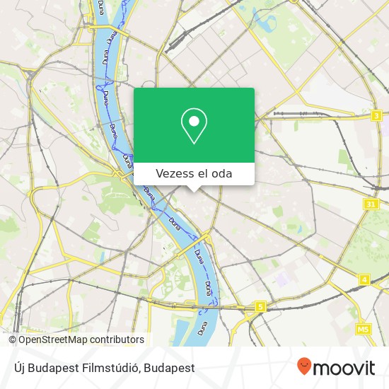 Új Budapest Filmstúdió térkép