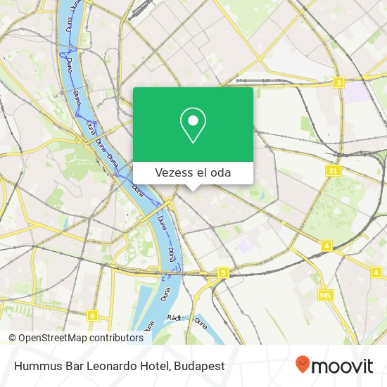 Hummus Bar Leonardo Hotel térkép
