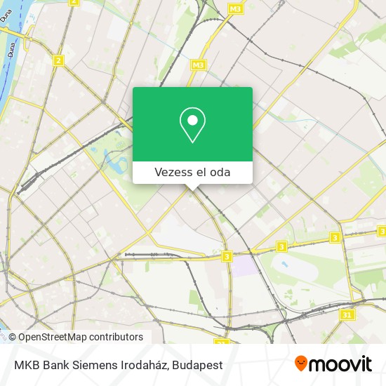MKB Bank Siemens Irodaház térkép