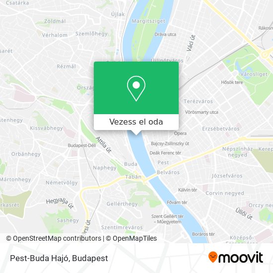 Pest-Buda Hajó térkép
