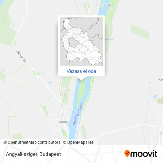 Angyali-sziget térkép