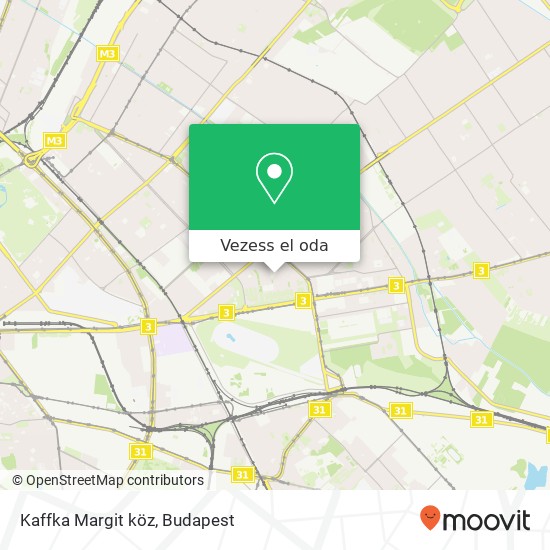Kaffka Margit köz térkép