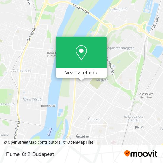Fiumei út 2 térkép