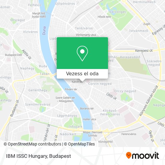 IBM ISSC Hungary térkép