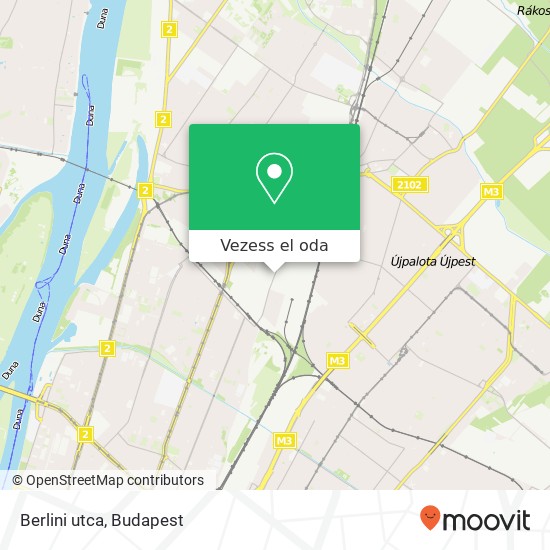 Berlini utca térkép