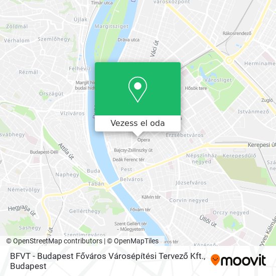 BFVT - Budapest Főváros Városépítési Tervező Kft. térkép