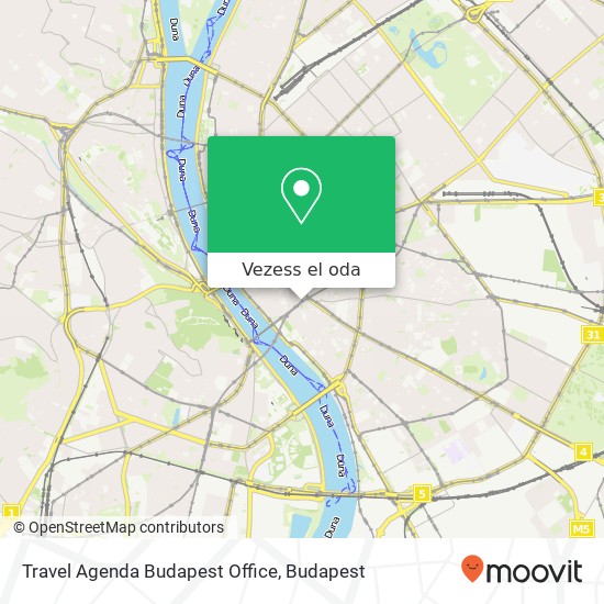 Travel Agenda Budapest Office térkép