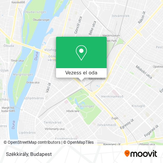 Székkirály térkép