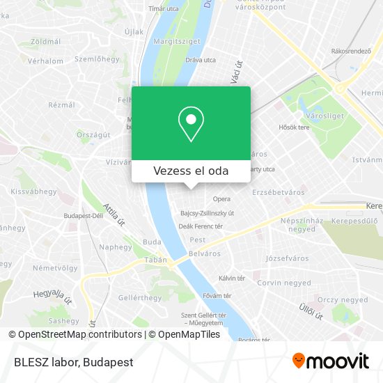 BLESZ labor térkép