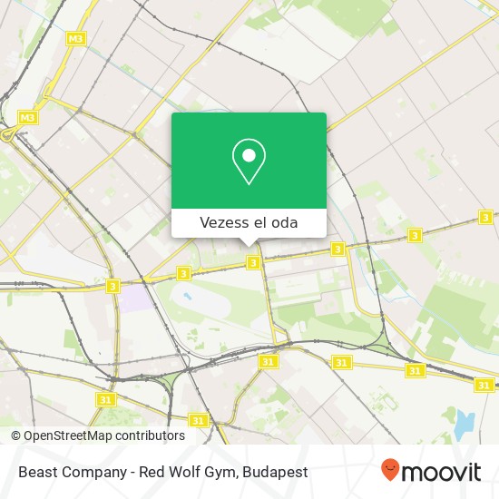 Beast Company - Red Wolf Gym térkép
